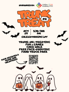 2026 Trunk or Treat Flyer - Ghosts